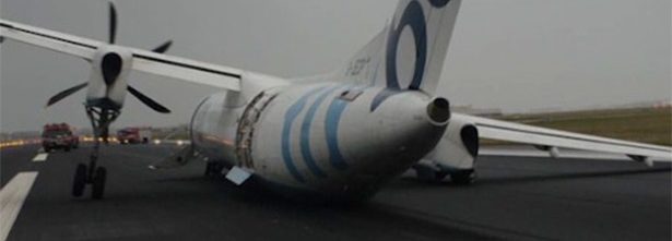 ஆம்ஸ்டர்டாம் விமான நிலைய ஓடுபாதையில் 59 பயணிகளுடன் இறங்கிய விமானம்