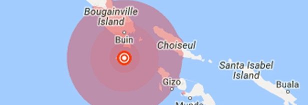 பப்புவா நியூ கினியா தீவில் சக்திவாய்ந்த நிலநடுக்கம்