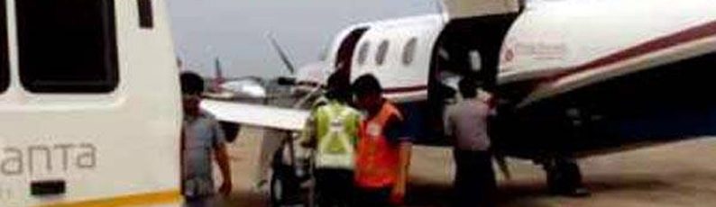 பாங்காக்கில் இந்திய ஆம்புலன்ஸ் விமானம் மோதி விபத்து