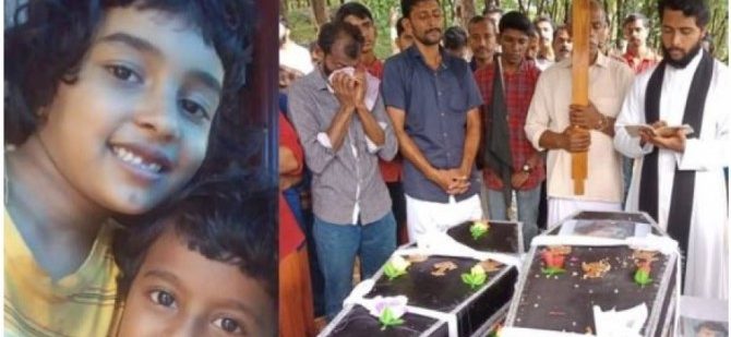 மண்ணில் புதைந்த சிறுமிகள்