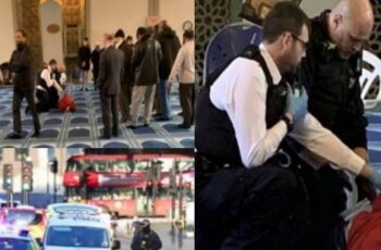 லண்டன் மசூதி ஒன்றில் மர்ம நபர் அரங்கேறிய கத்தி குத்து தாக்குதல்